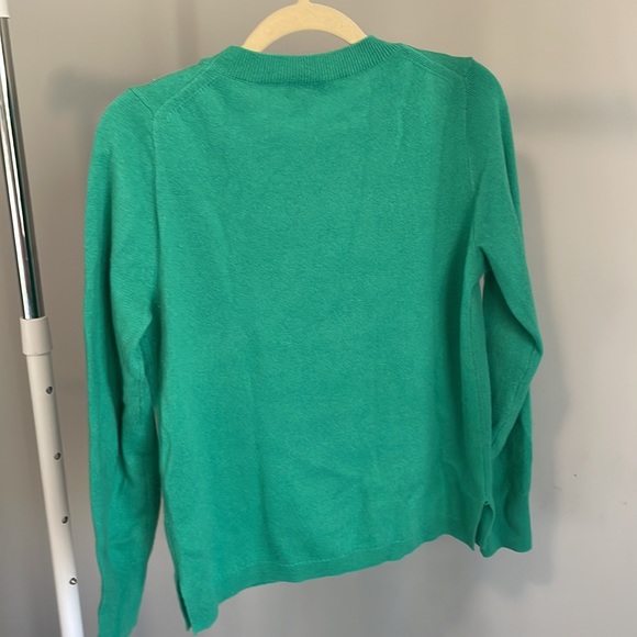 J.Crew Green Cashmere Sweater - Picture 4 of 5